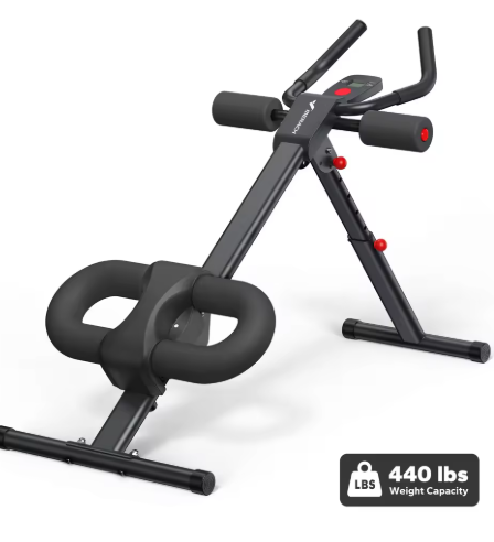 Adjustable Ab Machine for Home Gym – Foldable Core Trainer